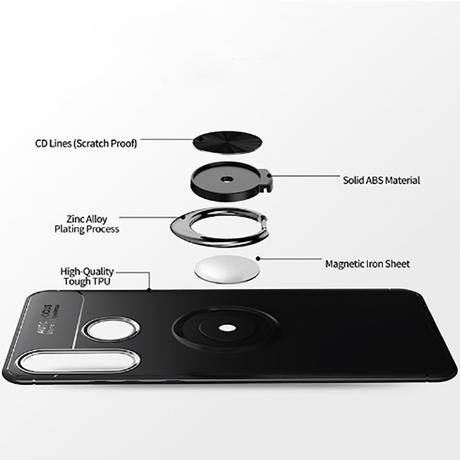 Huawei P40 Lite E Kılıf Zore Ravel Silikon Kapak