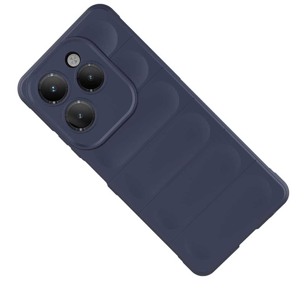 İnfinix Hot 40 Pro Kılıf Esnek TPU Oyuklu Arka Yüzey Tasarımlı Zore Etnik Silikon Kapak