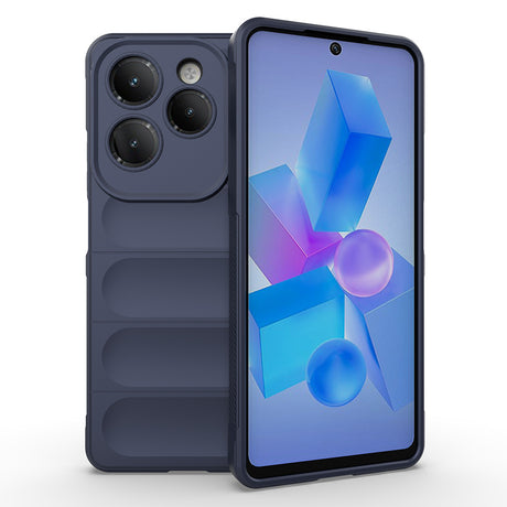 İnfinix Hot 40 Pro Kılıf Esnek TPU Oyuklu Arka Yüzey Tasarımlı Zore Etnik Silikon Kapak