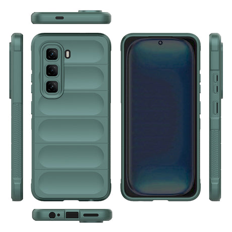 İnfinix Hot 50 4G Kılıf Esnek TPU Oyuklu Arka Yüzey Tasarımlı Zore Etnik Silikon Kapak