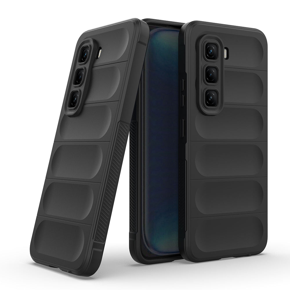 İnfinix Hot 50 4G Kılıf Esnek TPU Oyuklu Arka Yüzey Tasarımlı Zore Etnik Silikon Kapak