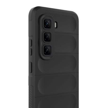 İnfinix Hot 50 4G Kılıf Esnek TPU Oyuklu Arka Yüzey Tasarımlı Zore Etnik Silikon Kapak