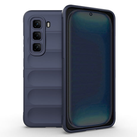 İnfinix Hot 50 4G Kılıf Esnek TPU Oyuklu Arka Yüzey Tasarımlı Zore Etnik Silikon Kapak