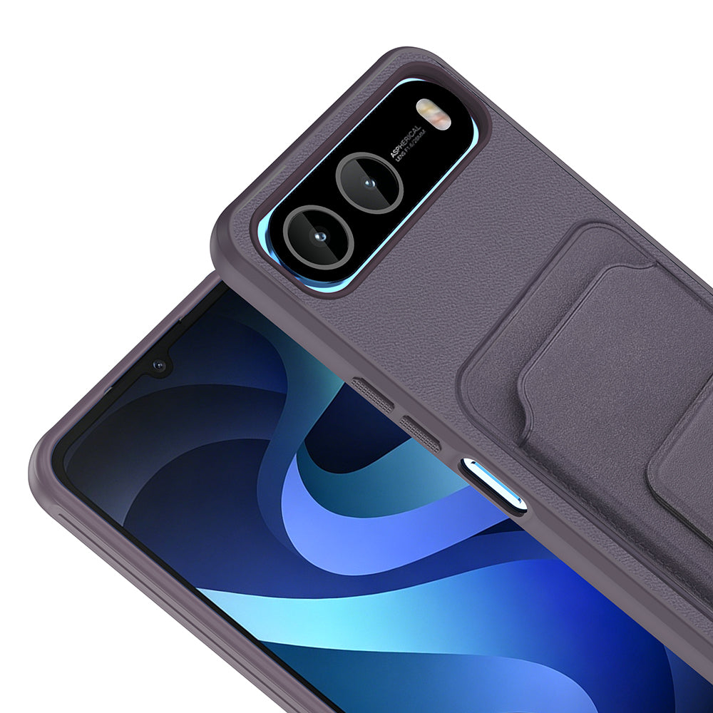 İnfinix Hot 60i 5G Kılıf Kartlıklı TPU Zore Bikart Kapak