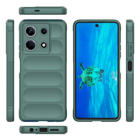 İnfinix Note 30 4G Kılıf Esnek TPU Oyuklu Arka Yüzey Tasarımlı Zore Etnik Silikon Kapak