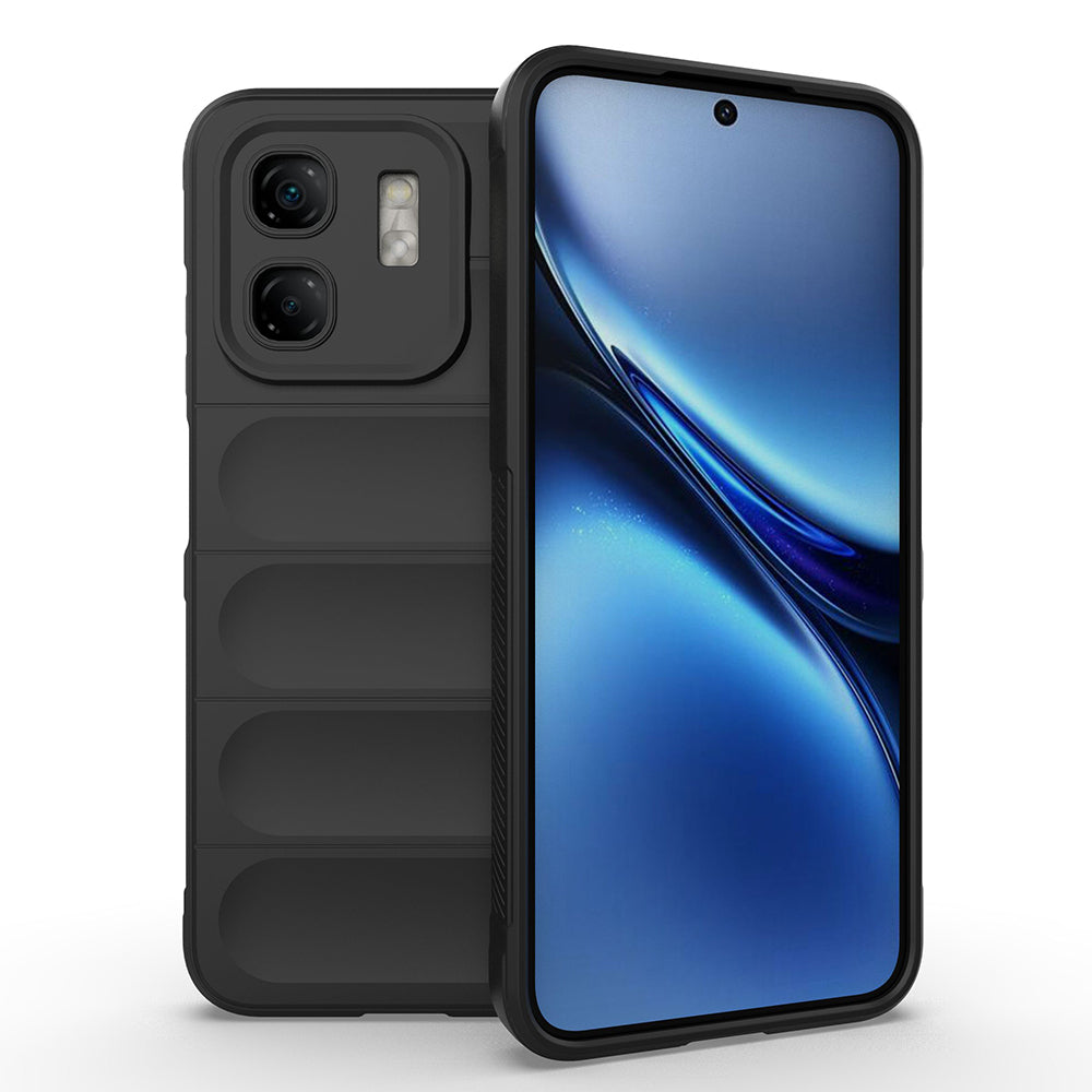 İnfinix Smart 9 Kılıf Esnek TPU Oyuklu Arka Yüzey Tasarımlı Zore Etnik Silikon Kapak