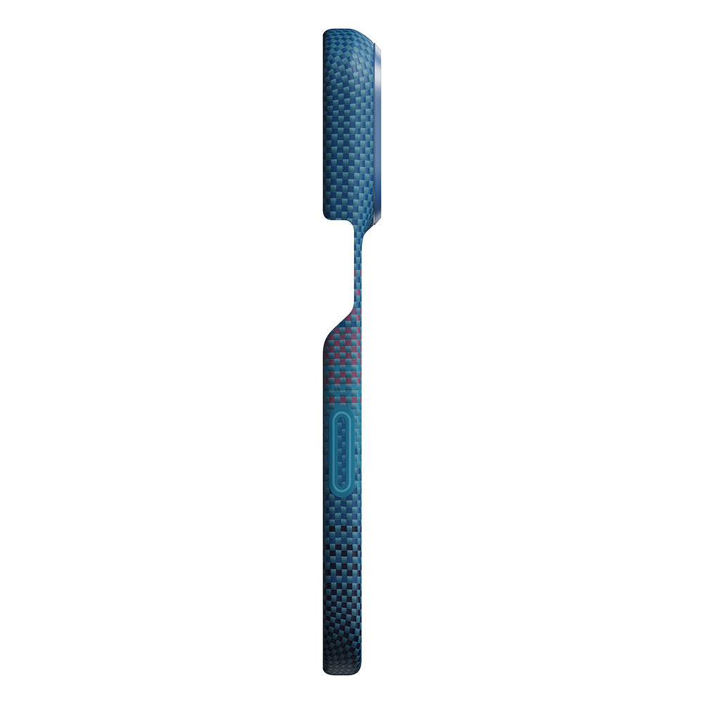 iPhone 18 Pro Max Kılıf M-safe Şarj Özellikli Aramid Karbon Fiber Pitaka Moonrise 2.0 Nights Serisi Kapak