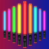 Jmary FM-128RGB OLED Ekran Göstergeli RGB Led Işıklı Su Geçirmez Aydınlatma Çubuğu