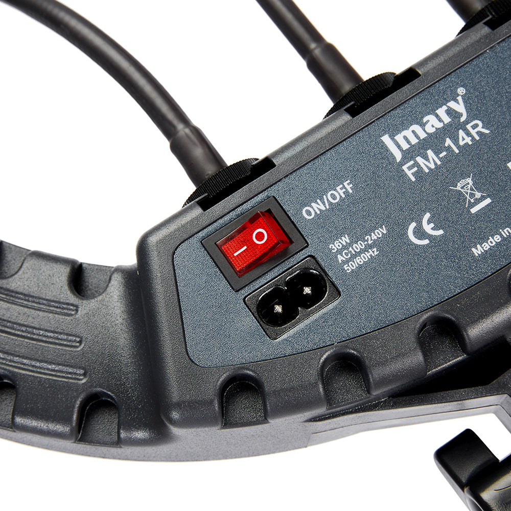 Jmary FM-14R Kumandalı 34cm Işıklı Telefon Tutucu Ring Light