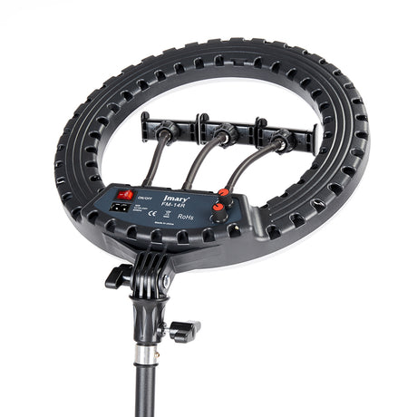 Jmary FM-14R Kumandalı 34cm Işıklı Telefon Tutucu Ring Light