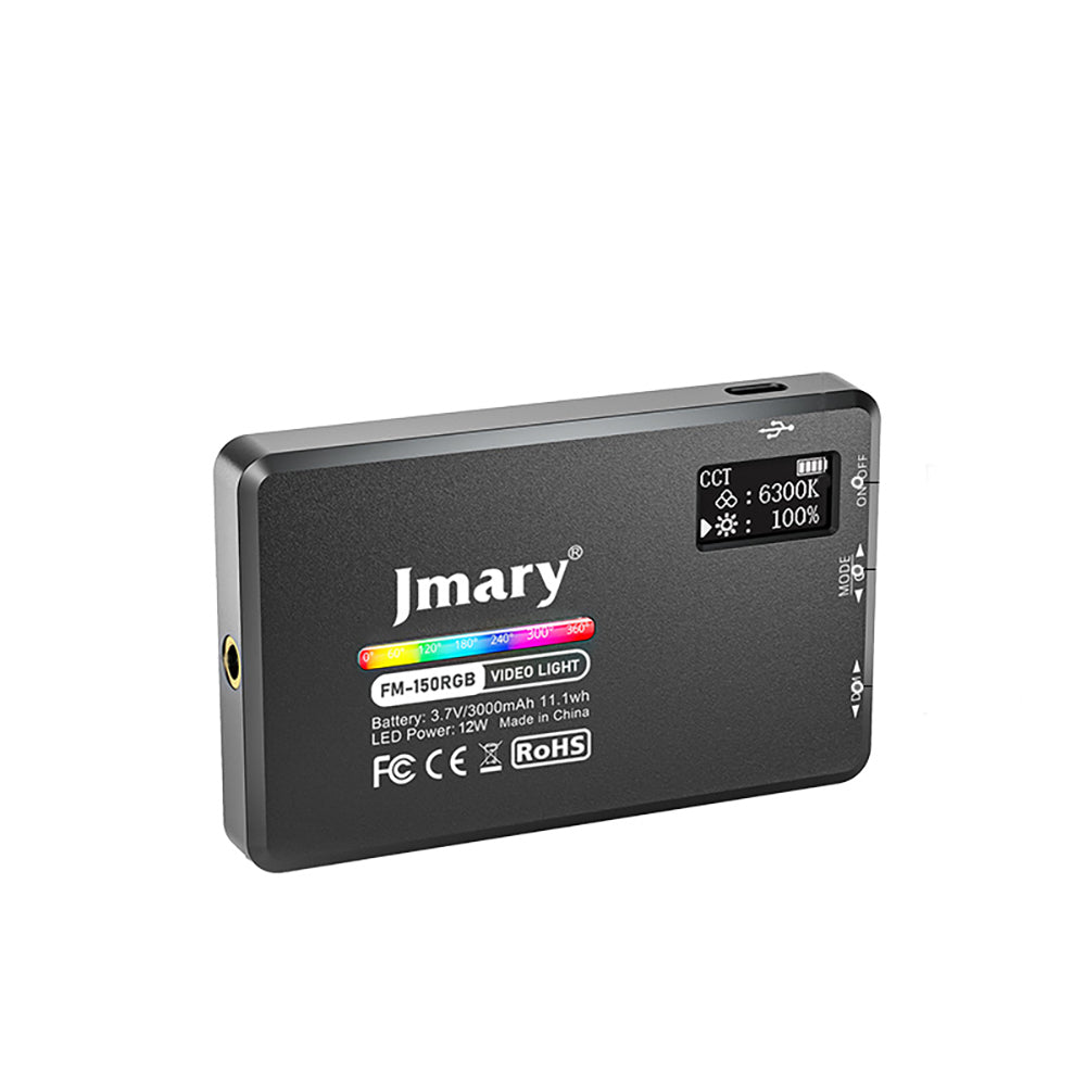 Jmary FM-150RGB RGB Led Telefon-Kamera Üstü Aydınlatma Işığı