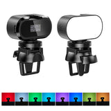 Jmary FM-16RGB Mandallı Dijital LED Göstergeli Telefon-Kamera Üstü RGB Lamba 750mAh