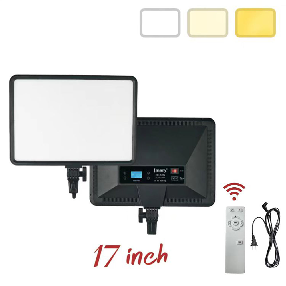 Jmary FM-17RS Uzaktan Kumandalı Dijital Göstergeli 17 inç LED Panel Video Işığı