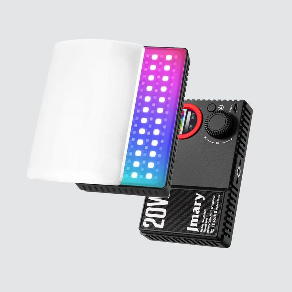 Jmary FM-180RGB RGB Led Telefon-Kamera Üstü Aydınlatma Işığı 20W