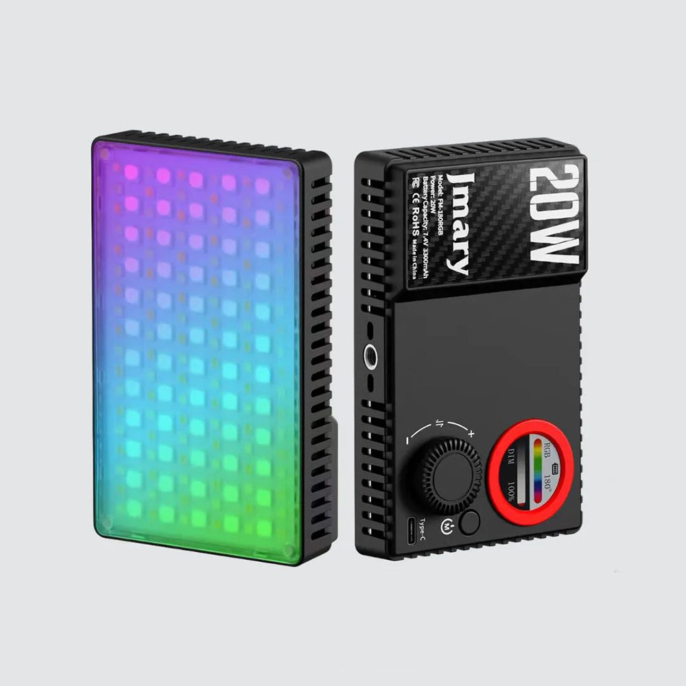 Jmary FM-180RGB RGB Led Telefon-Kamera Üstü Aydınlatma Işığı 20W