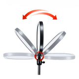 Jmary FM-58R Değiştirilebilir Ayaklı 9 inç LED Panel Aydınlatma Işığı