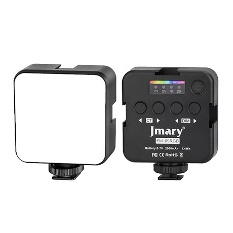 Jmary FM-69RGB RGB Led Telefon-Kamera Üstü Pilli Aydınlatma Işığı