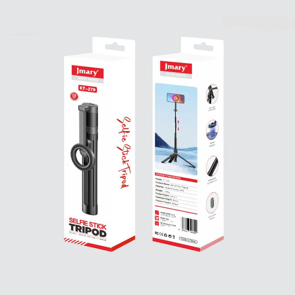 Jmary KT-279 Magnetik Kablosuz Kumandalı Tripod ve Selfie Çubuğu
