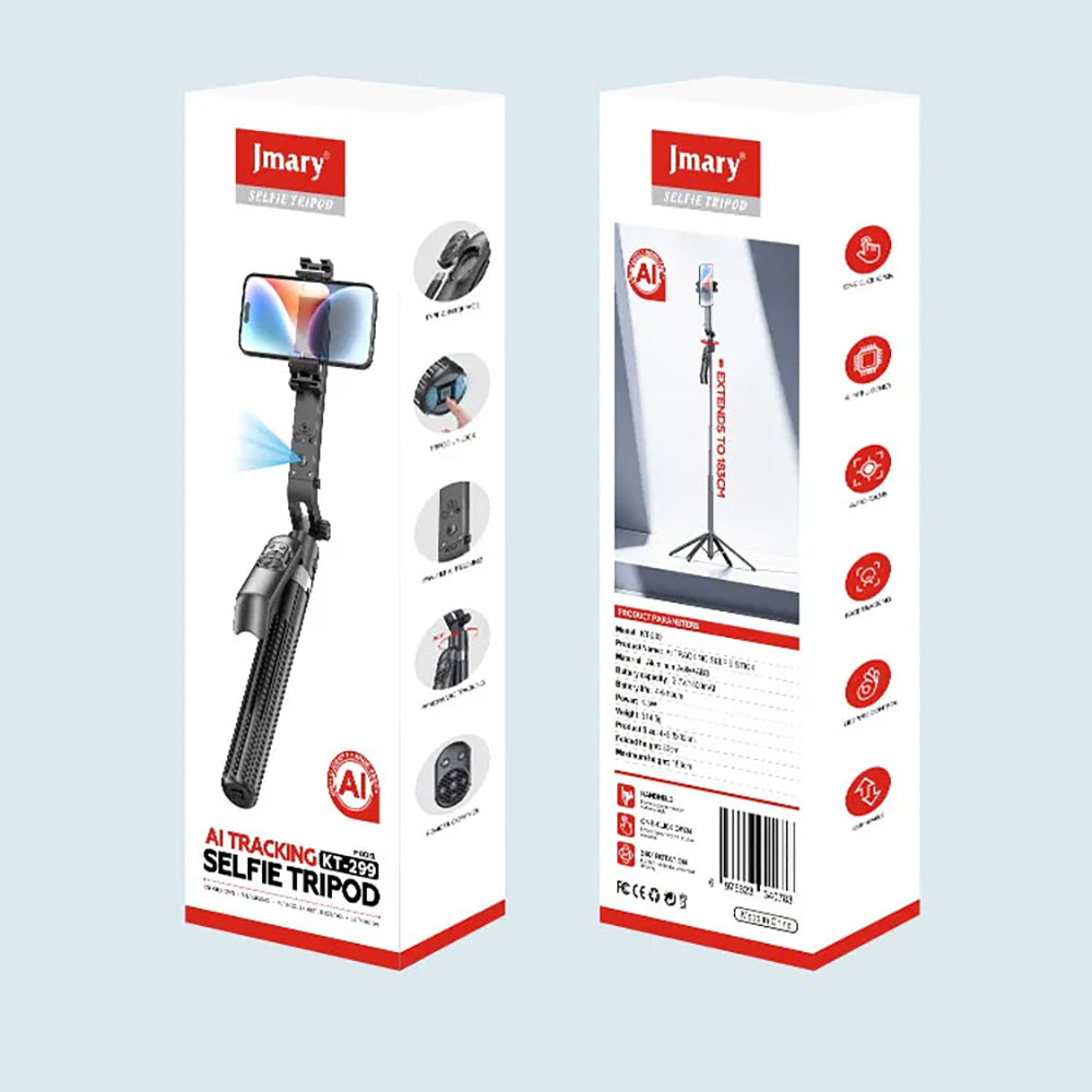 Jmary KT-299 360 Derece Dönebilen Kablosuz Kumandalı Tripod ve Selfie Çubuğu