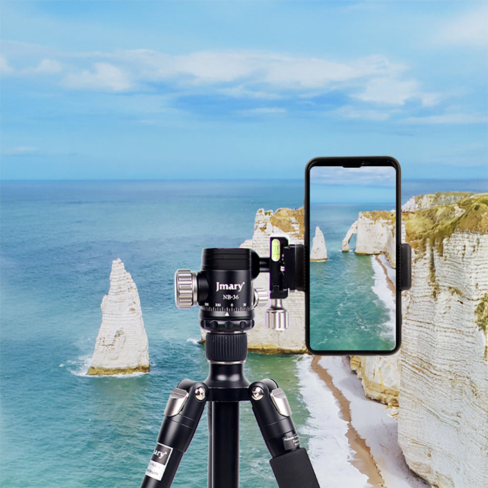 Jmary KT255+NB36 360 Derece Dönebilen Değiştirilebilir Başlıklı Tripod