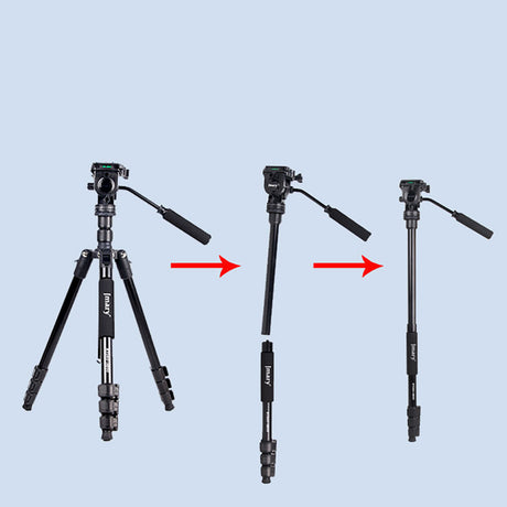 Jmary KT285+NB50 Ayarlanabilir Başlıklı Tripod