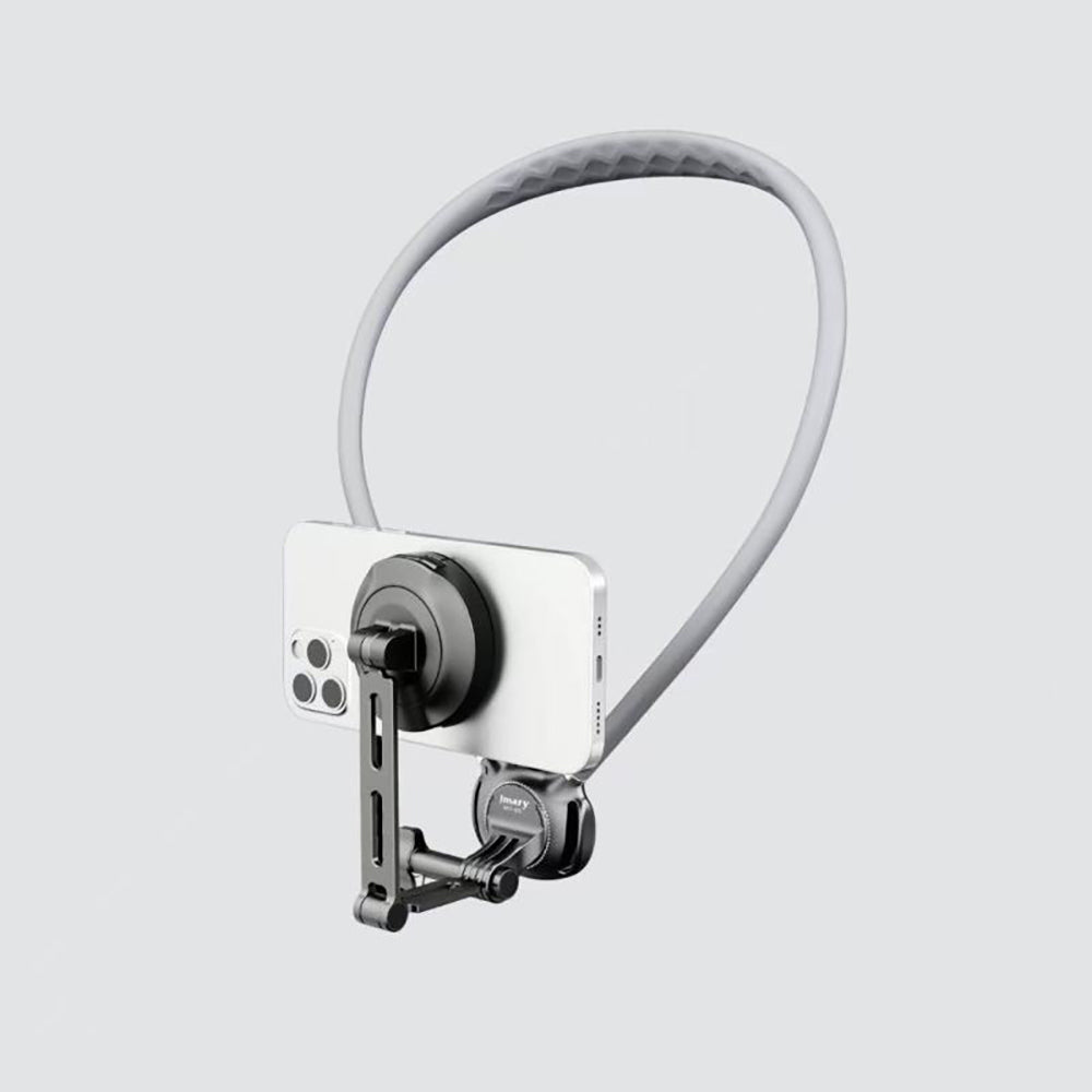 Jmary MG-03 2in1 Eller Serbest Magnetik Boyun Askılı Telefon Tutucu