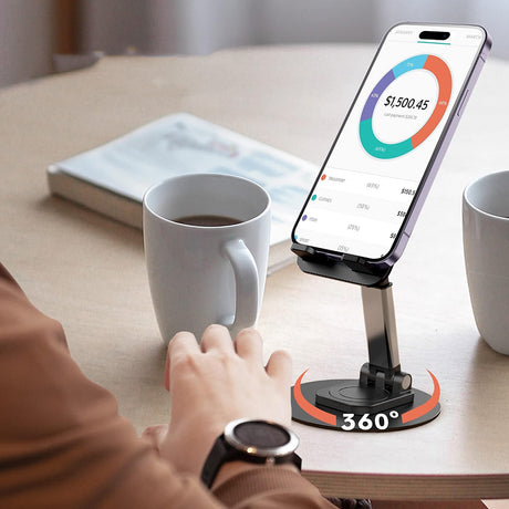 Jmary MK-59 Ayarlanabilir Katlanabilir 360 Derece Dönebilen Telefon ve Tablet Standı