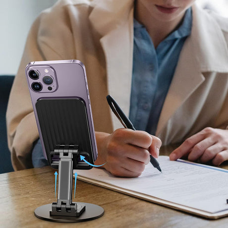 Jmary MK-59 Ayarlanabilir Katlanabilir 360 Derece Dönebilen Telefon ve Tablet Standı