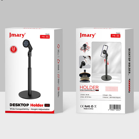 Jmary MK-86 360 Derece Dönebilen Magnetik Düz Zemin Telefon Tutucu