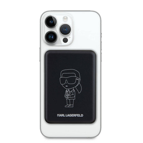 Karl Lagerfeld Led Işıklı Göstergeli M-safe Magnetik Orjinal Lisanslı Powerbank 3000 Mah