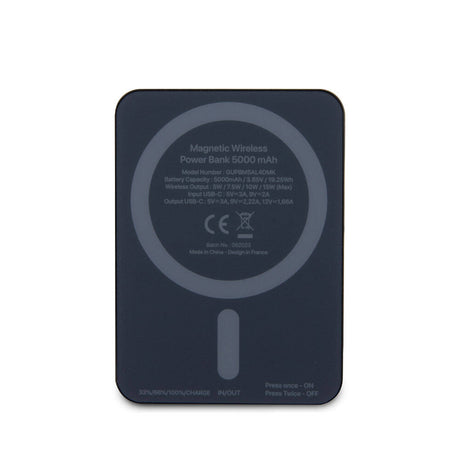 Karl Lagerfeld Led Işıklı Göstergeli M-safe Magnetik Orjinal Lisanslı Powerbank 5000 Mah