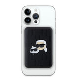 Karl Lagerfeld Orjinal Lisanslı M-safe Şarj Özellikli Led Işık Göstergeli Metal Logolu PU Deri Powerbank 5000mAh