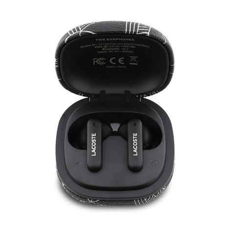 Lacoste Orjinal Lisanslı ANC/ENC Monogram Desenli TWS Kulak İçi Bluetooth Kulaklık v5.4