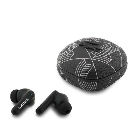 Lacoste Orjinal Lisanslı ANC/ENC Monogram Desenli TWS Kulak İçi Bluetooth Kulaklık v5.4