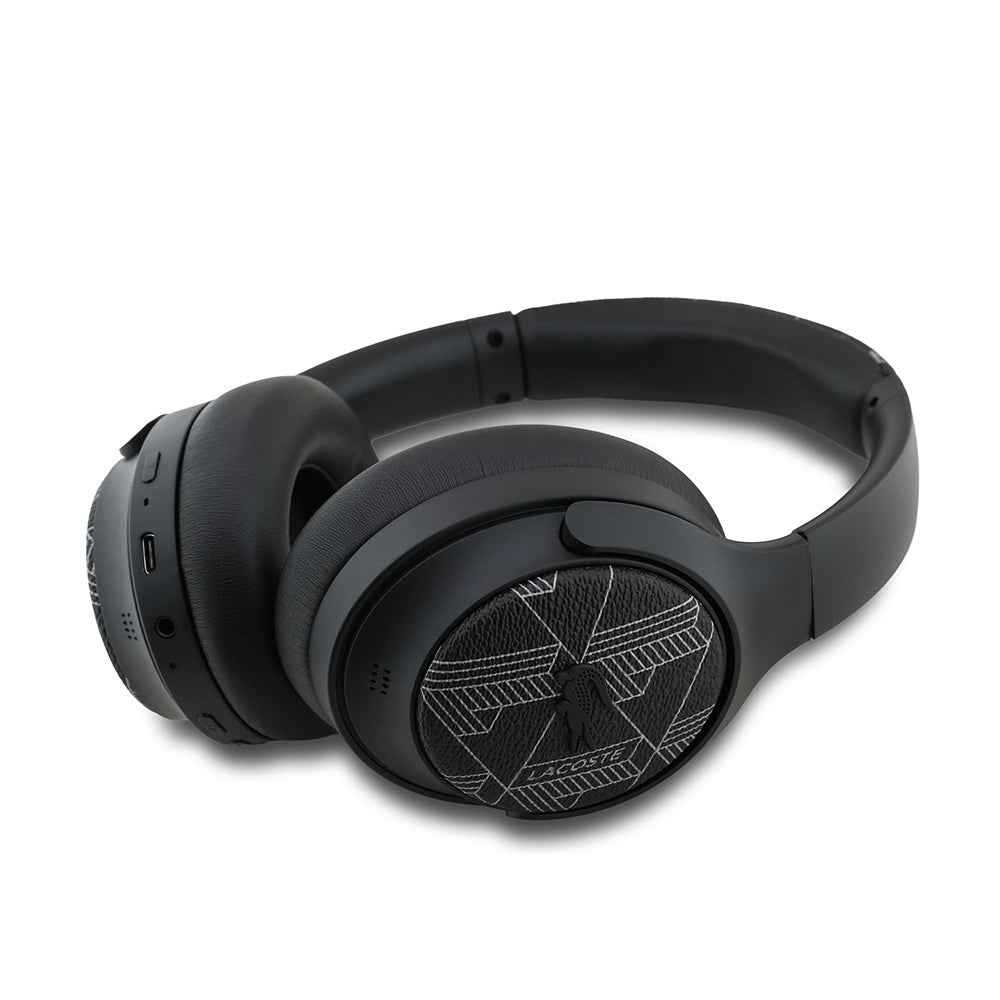 Lacoste Orjinal Lisanslı LH01 ANC Taşıma Çantalı Katlanabilir Kulak Üstü Bluetooth Kulaklık v5.4