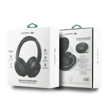 Lacoste Orjinal Lisanslı LH01 ANC Taşıma Çantalı Katlanabilir Kulak Üstü Bluetooth Kulaklık v5.4