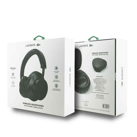Lacoste Orjinal Lisanslı LH02 ANC Taşıma Çantalı Ayarlanabilir Kulak Üstü Bluetooth Kulaklık v5.4