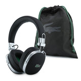 Lacoste Orjinal Lisanslı LH03 Taşıma Çantalı Ayarlanabilir Pike Kulak Üstü Bluetooth Kulaklık v5.4