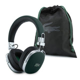 Lacoste Orjinal Lisanslı LH03 Taşıma Çantalı Ayarlanabilir Pike Kulak Üstü Bluetooth Kulaklık v5.4