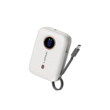 Lapas LP-PW001 Dijital LED Göstergeli Type-C Kablolu Taşınabilir Powerbank 10.000mAh