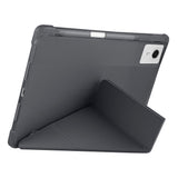 Lenovo Idea Tab Plus 12.1 Kılıf Zore Tri Folding Kalem Bölmeli Standlı Kılıf