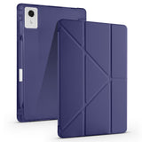 Lenovo Idea Tab Plus 12.1 Kılıf Zore Tri Folding Kalem Bölmeli Standlı Kılıf