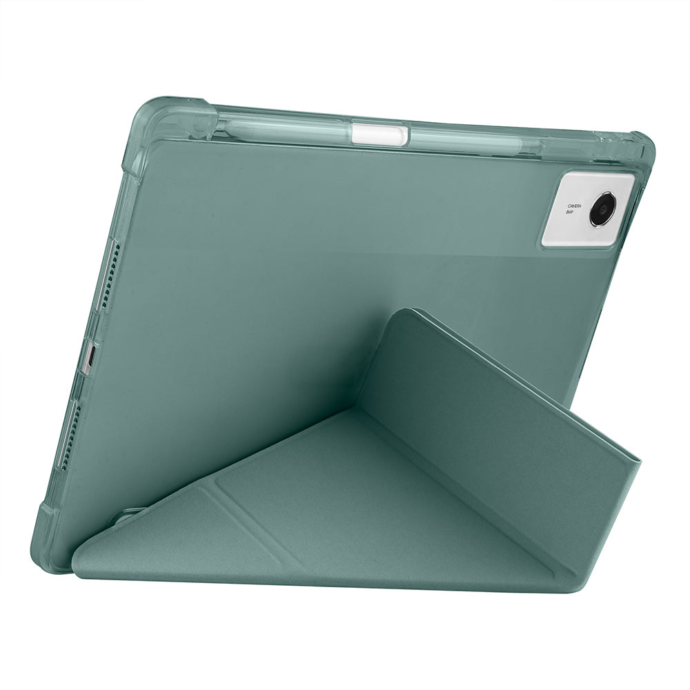 Lenovo Idea Tab Plus 12.1 Kılıf Zore Tri Folding Kalem Bölmeli Standlı Kılıf