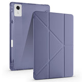 Lenovo Idea Tab Plus 12.1 Kılıf Zore Tri Folding Kalem Bölmeli Standlı Kılıf