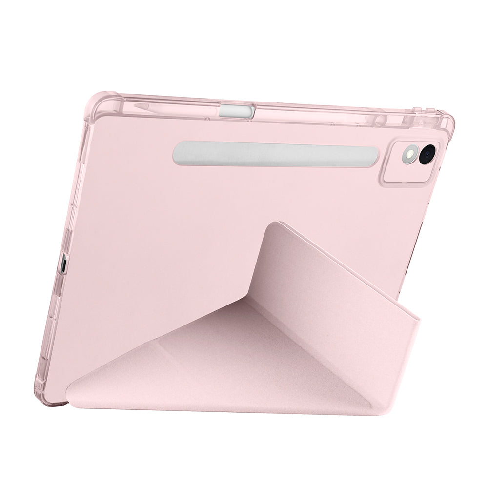 Lenovo Idea Tab Pro 12.7 TB-373FU Kılıf Zore Tri Folding Kalem Bölmeli Standlı Kılıf