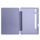 Lenovo Idea Tab Pro 12.7 TB-373FU Kılıf Zore Tri Folding Kalem Bölmeli Standlı Kılıf