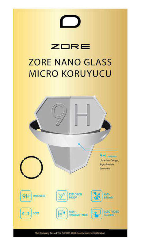 Lenovo Moto E4 Plus Zore Nano Micro Temperli Ekran Koruyucu