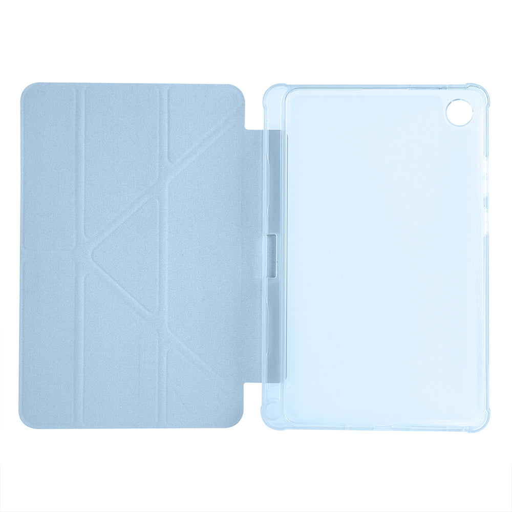Lenovo Tab One 8.7 TB-305FU Kılıf Zore Tri Folding Kalem Bölmeli Standlı Kılıf