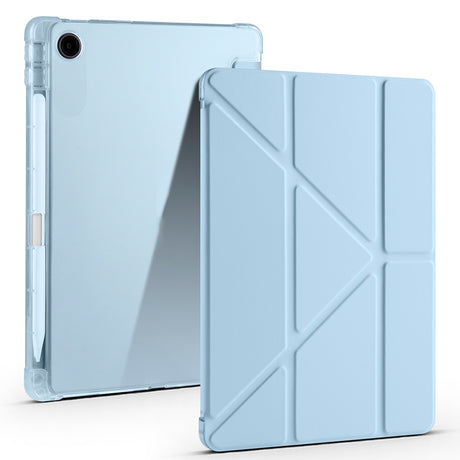 Lenovo Tab TB-311FU Kılıf Zore Tri Folding Kalem Bölmeli Standlı Kılıf