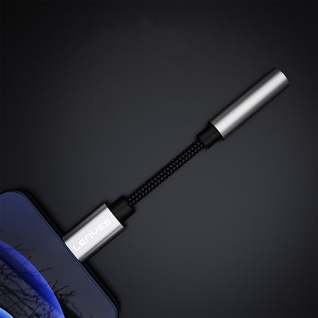 Lenyes AX105 Type-C to 3.5mm Aux Çevirici Örgülü Ses Adaptörü